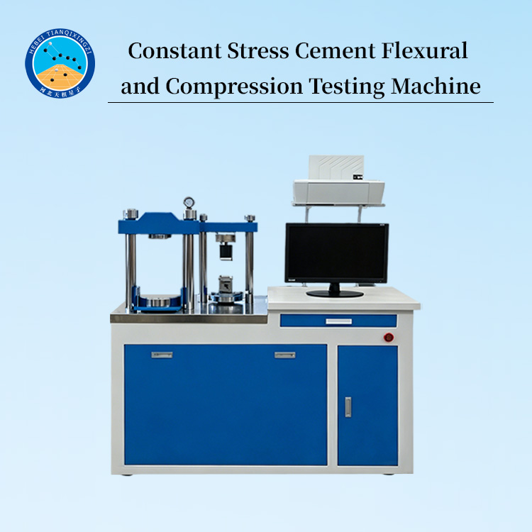 Constant Stress Cement Flexural and Compression Testing Machine