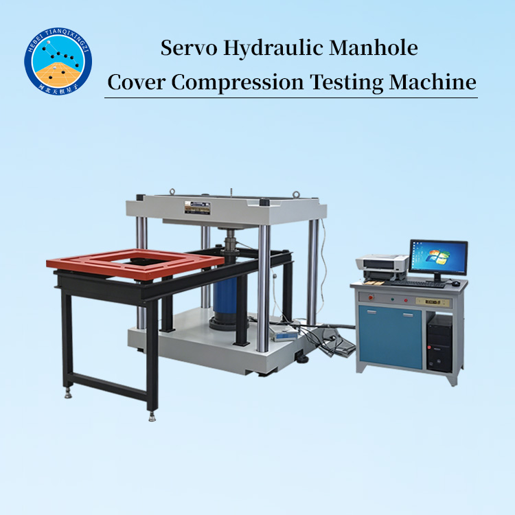 Servo Hydraulic Manhole Cover Compression Testing Machine