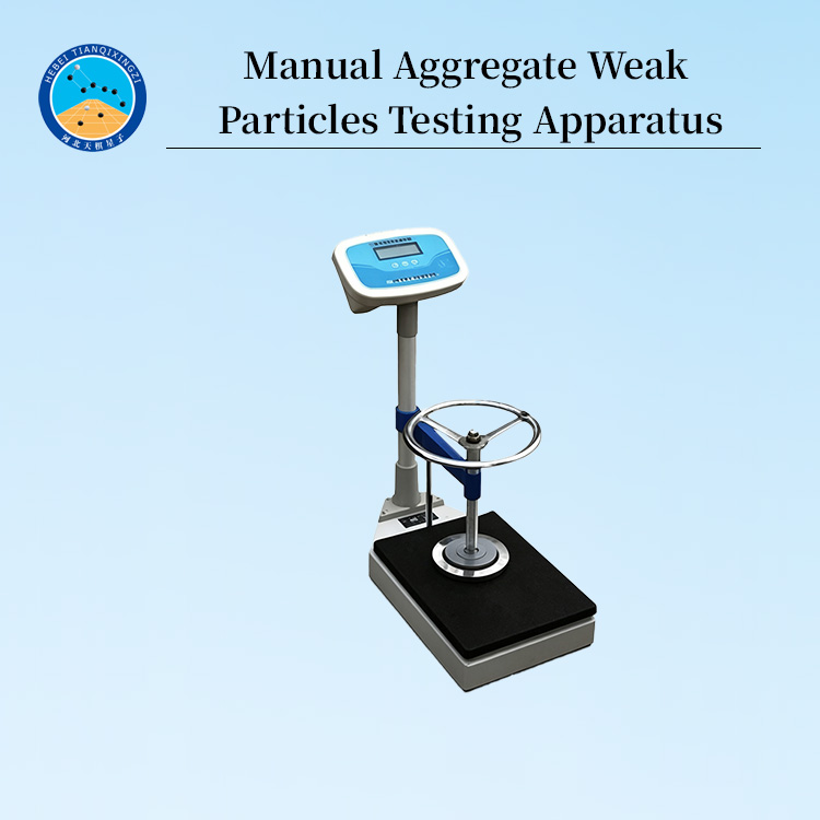 Manual Aggregate Weak Particles Testing Apparatus