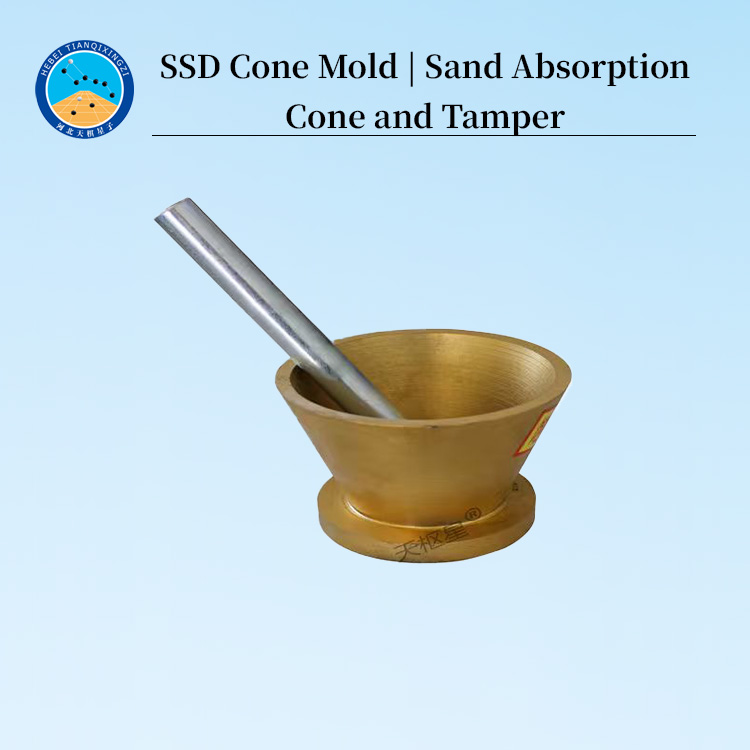SSD Cone Mold | Sand Absorption Cone and Tamper
