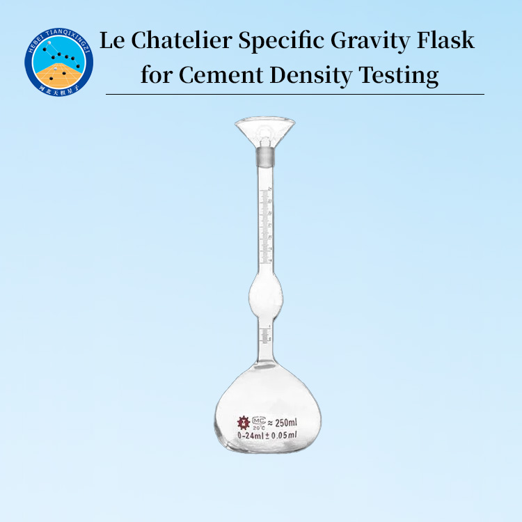 Le Chatelier Specific Gravity Flask for Cement Density Testing