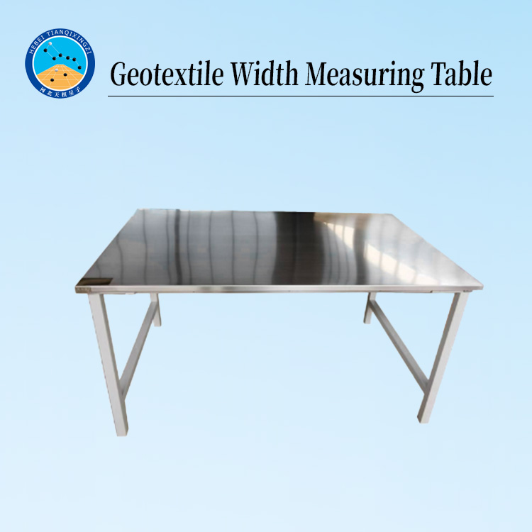 Geotextile Width Measuring Table