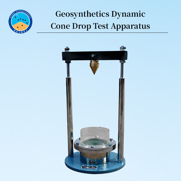 Geosynthetics Dynamic Cone Drop Test Apparatus