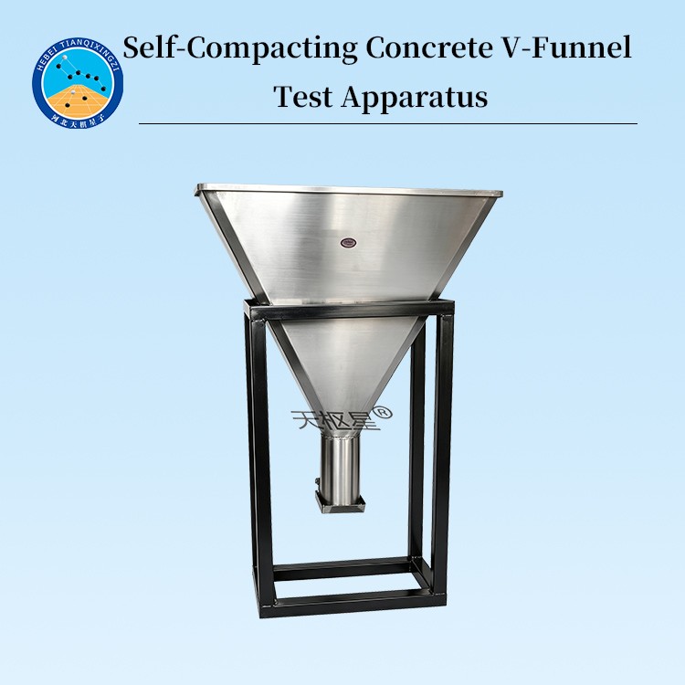 Self-Compacting Concrete V-Funnel Test Apparatus